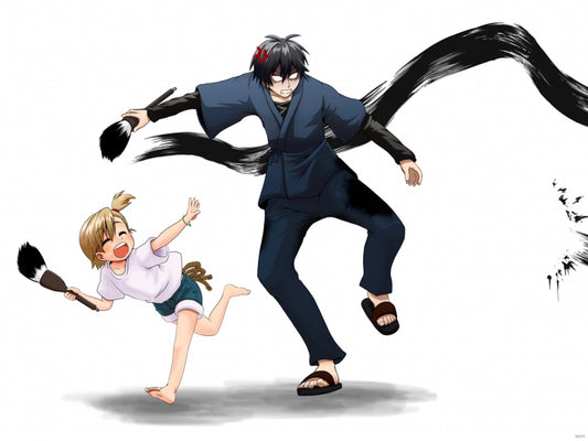 Barakamon Handa Seishuu Kotoishi Naru Kubota Hina Awesome Anime Manga Art Wall Art Print Poster