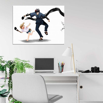 Barakamon Handa Seishuu Kotoishi Naru Kubota Hina Awesome Anime Manga Art Wall Art Print Poster