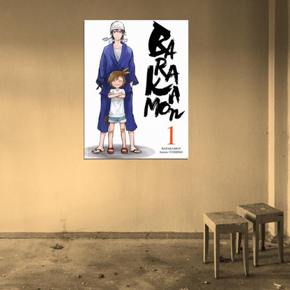 Barakamon Handa Seishuu Kotoishi Naru Kubota Hina Anime Manga Art Wall Art Print Poster