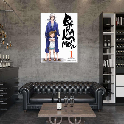 Barakamon Handa Seishuu Kotoishi Naru Kubota Hina Anime Manga Art Wall Art Print Poster