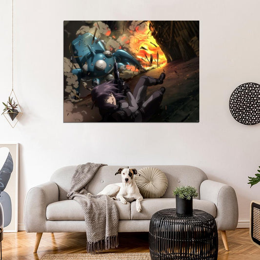 Ghost in the Shell Tachikoma Motoko Kusanagi Awesome Anime Manga Art Wall Art Print Poster