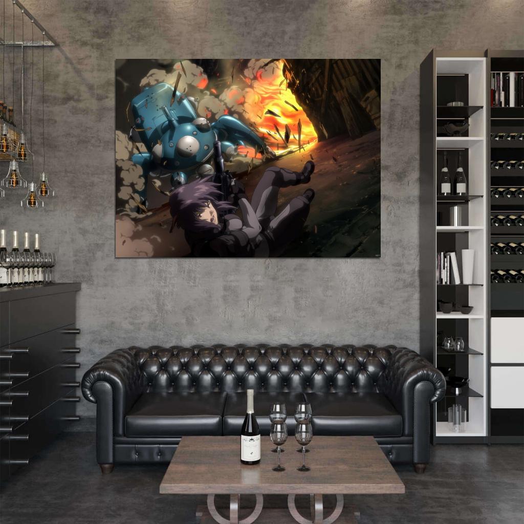 Ghost in the Shell Tachikoma Motoko Kusanagi Awesome Anime Manga Art Wall Art Print Poster