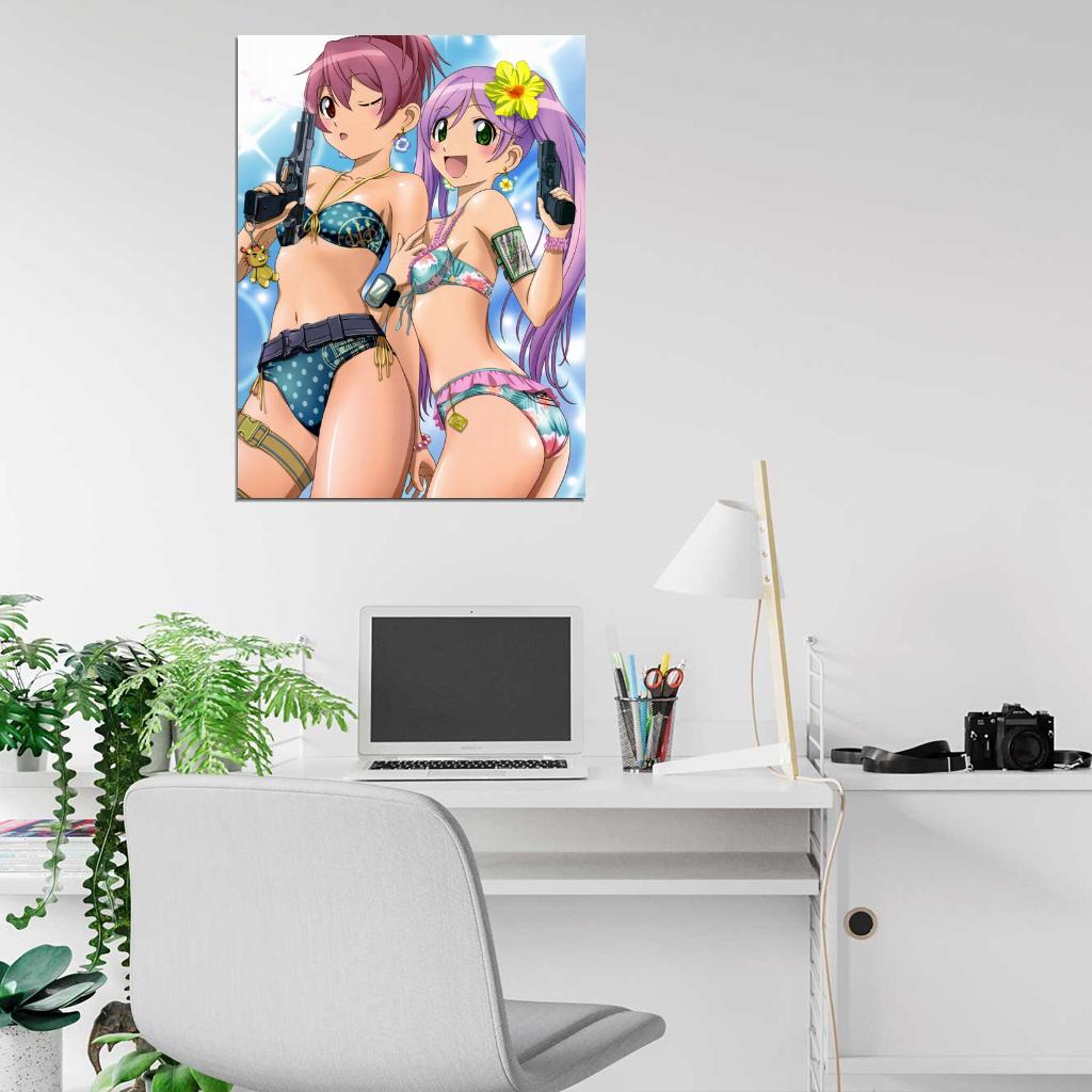 Sabagebu! Survival Game Club! Momoka Sonokawa Hot Girls Beautiful Anime Manga Art Wall Art Print Poster