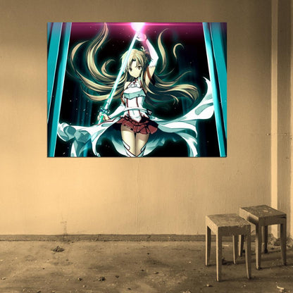 Sword Art Online Yuuki Asuna Amazing Beautiful Anime Manga Art Wall Art Print Poster