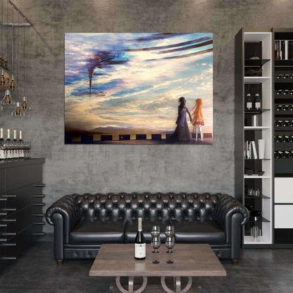 Sword Art Online Asuna Kirito Beautiful Amazing Anime Manga Art Wall Art Print Poster