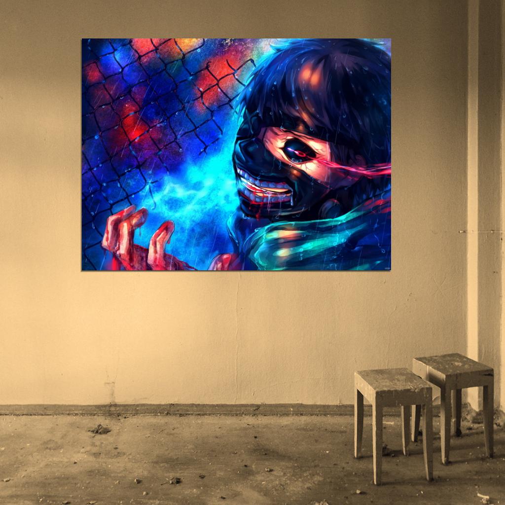 Tokyo Ghoul Kaneki Ken Awesome Beautiful Anime Manga Art Wall Art Print Poster