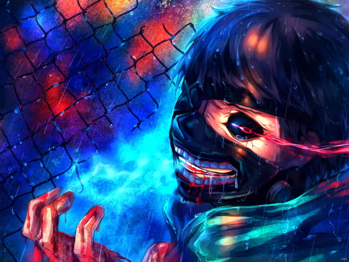 Tokyo Ghoul Kaneki Ken Awesome Beautiful Anime Manga Art Wall Art Print Poster