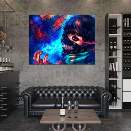 Tokyo Ghoul Kaneki Ken Awesome Beautiful Anime Manga Art Wall Art Print Poster