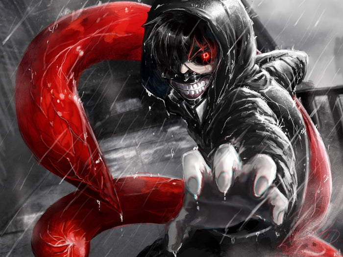 Tokyo Ghoul Kaneki Ken Awesome Creepy Anime Manga Art Wall Art Print Poster