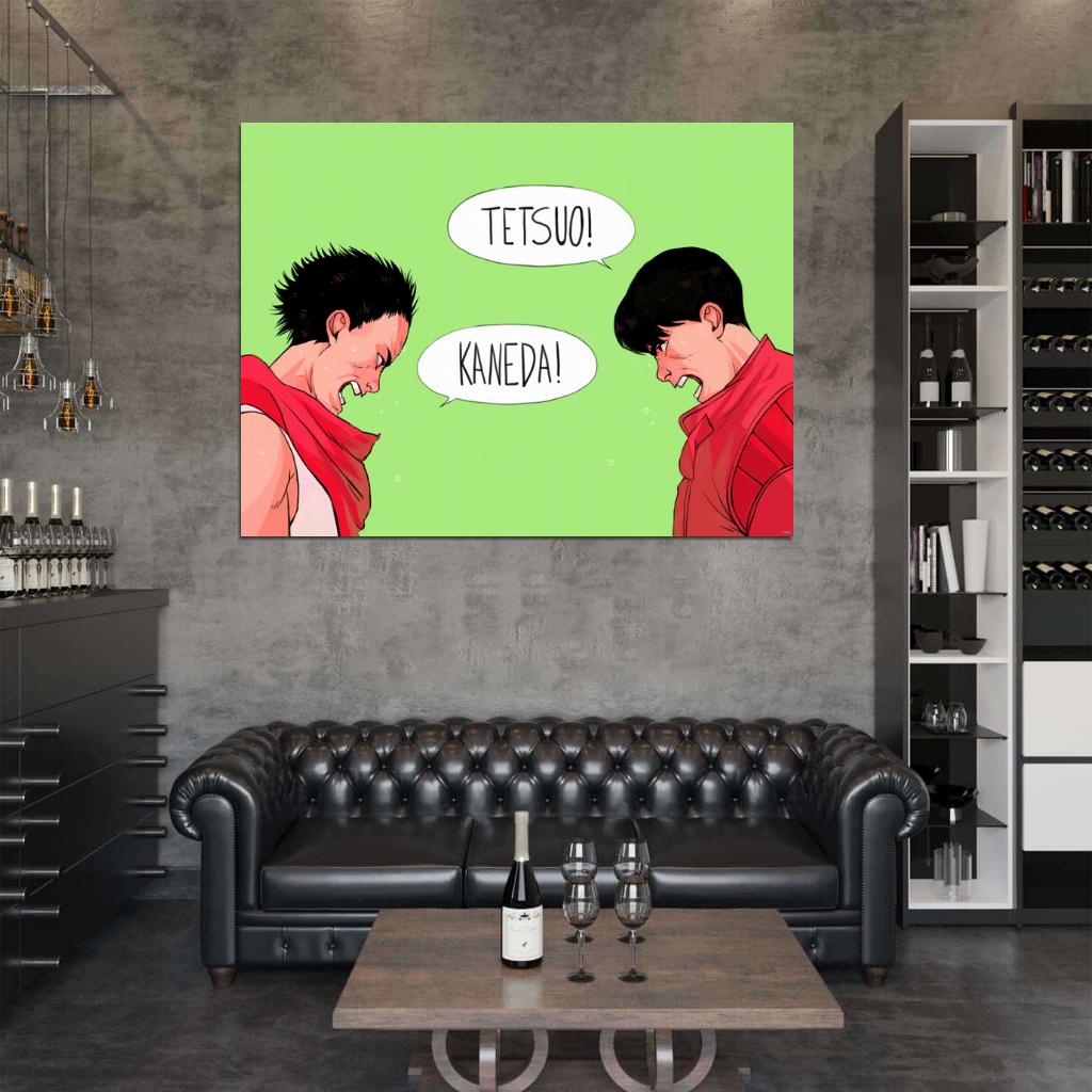 Akira Kaneda Tetsuo Anime Manga Art Wall Art Print Poster