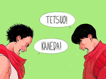 Akira Kaneda Tetsuo Anime Manga Art Wall Art Print Poster