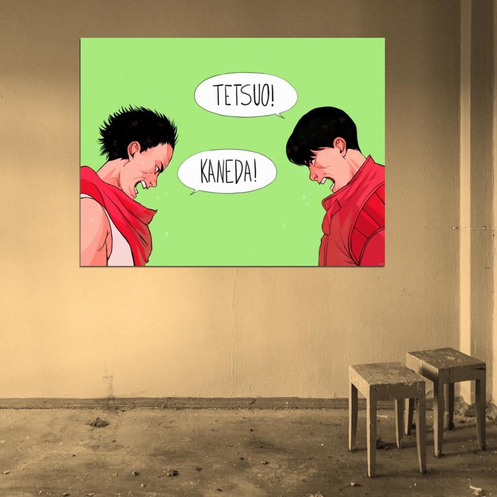 Akira Kaneda Tetsuo Anime Manga Art Wall Art Print Poster