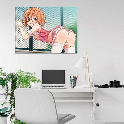 Beyond the Boundary Mirai Kuriyama Kyoukai no Kanata Hot Girl Anime Manga Art Wall Art Print Poster