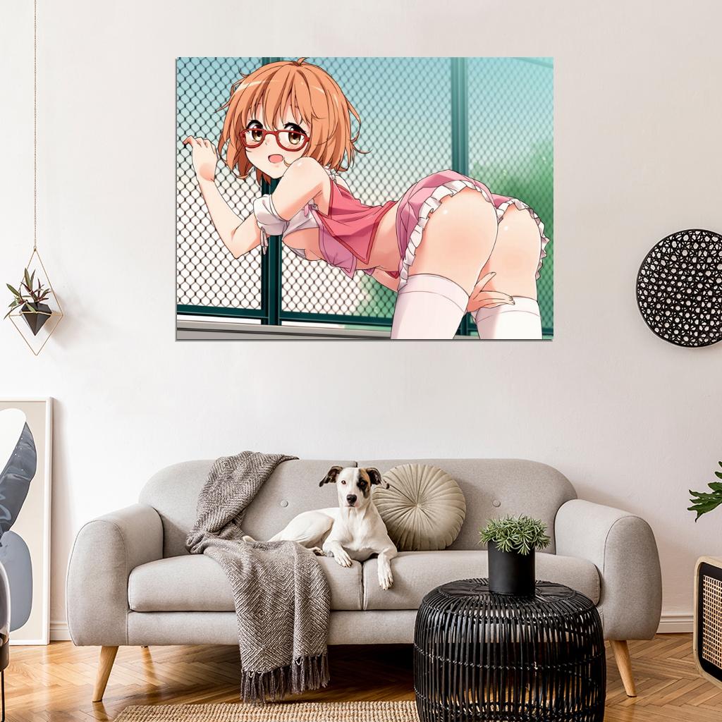 Beyond the Boundary Mirai Kuriyama Kyoukai no Kanata Hot Girl Anime Manga Art Wall Art Print Poster