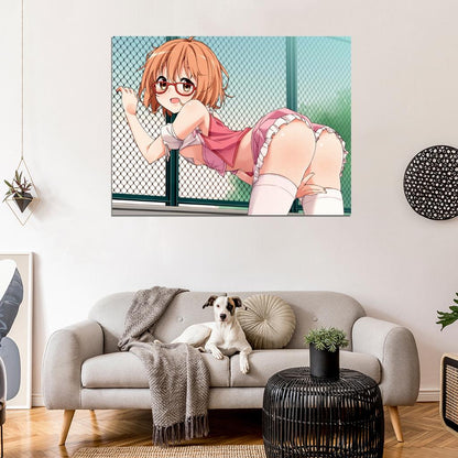 Beyond the Boundary Mirai Kuriyama Kyoukai no Kanata Hot Girl Anime Manga Art Wall Art Print Poster