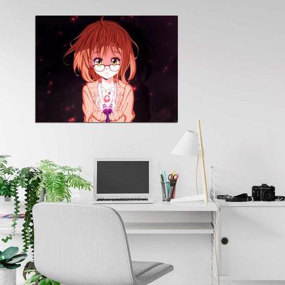Beyond the Boundary Mirai Kuriyama Kyoukai no Kanata Anime Manga Art Wall Art Print Poster
