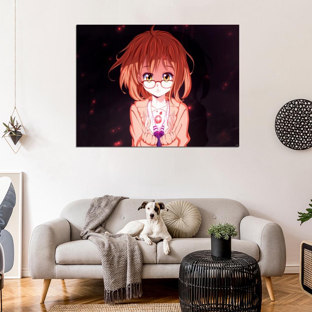 Beyond the Boundary Mirai Kuriyama Kyoukai no Kanata Anime Manga Art Wall Art Print Poster