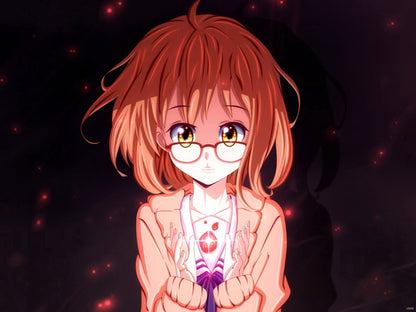 Beyond the Boundary Mirai Kuriyama Kyoukai no Kanata Anime Manga Art Wall Art Print Poster