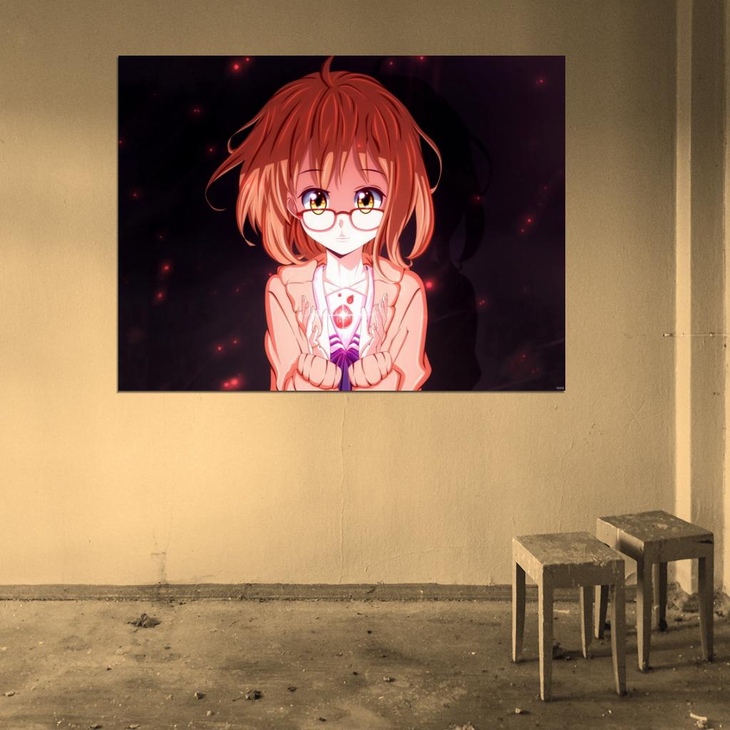 Beyond the Boundary Mirai Kuriyama Kyoukai no Kanata Anime Manga Art Wall Art Print Poster