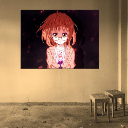Beyond the Boundary Mirai Kuriyama Kyoukai no Kanata Anime Manga Art Wall Art Print Poster