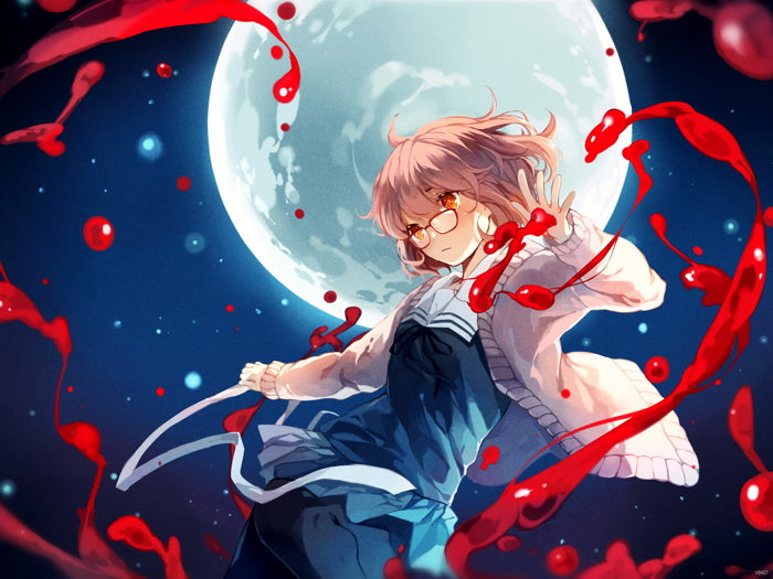 Beyond the Boundary Mirai Kuriyama Kyoukai no Kanata Anime Manga Art Wall Art Print Poster