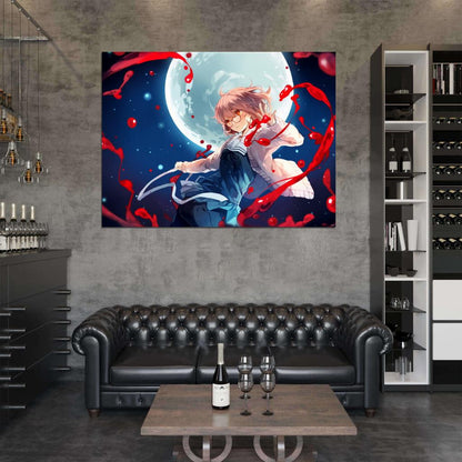 Beyond the Boundary Mirai Kuriyama Kyoukai no Kanata Anime Manga Art Wall Art Print Poster