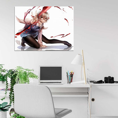 Beyond the Boundary Mirai Kuriyama Kyoukai no Kanata Anime Manga Art Wall Art Print Poster