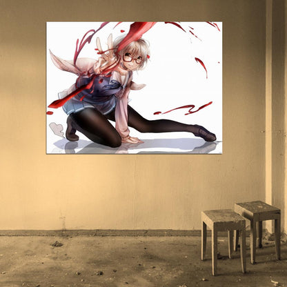 Beyond the Boundary Mirai Kuriyama Kyoukai no Kanata Anime Manga Art Wall Art Print Poster