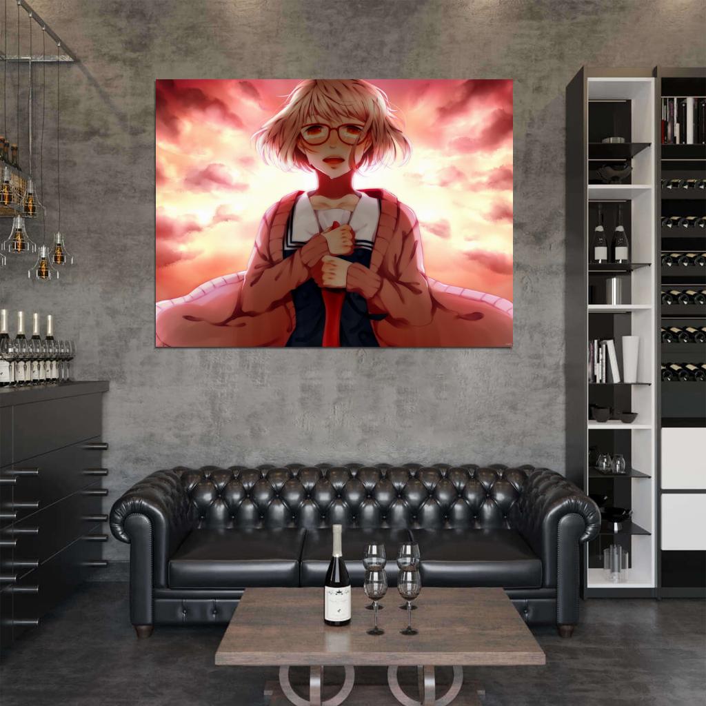 Beyond the Boundary Mirai Kuriyama Kyoukai no Kanata Anime Manga Art Wall Art Print Poster