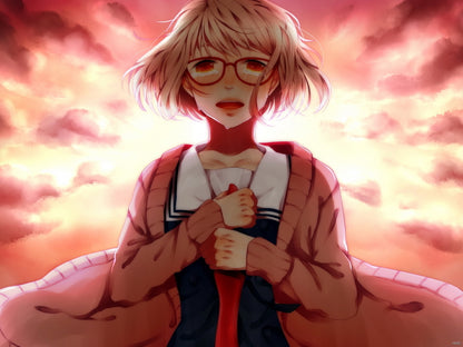 Beyond the Boundary Mirai Kuriyama Kyoukai no Kanata Anime Manga Art Wall Art Print Poster