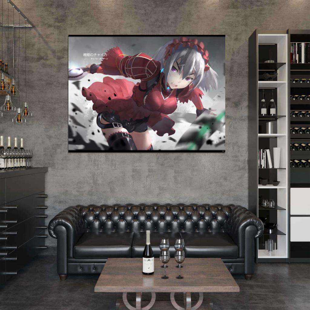 Chaika The Coffin Princess Hitsugi no Chaika Avenging Battle Chaika Anime Manga Art Wall Art Print Poster