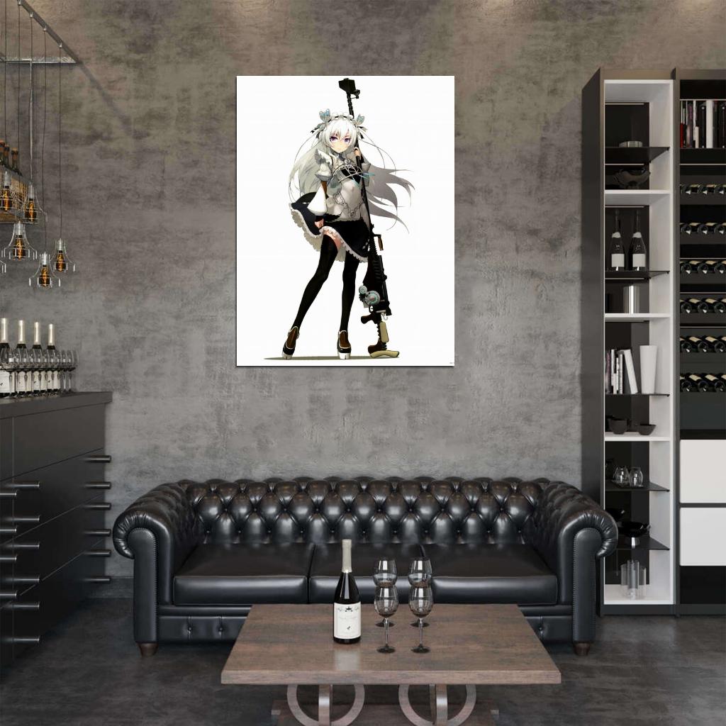Chaika The Coffin Princess Hitsugi no Chaika Avenging Battle Rifle Anime Manga Art Wall Art Print Poster