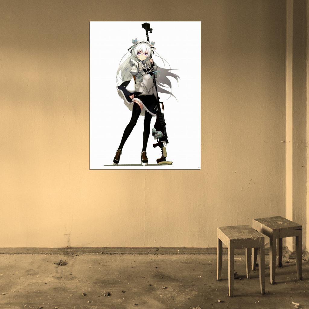 Chaika The Coffin Princess Hitsugi no Chaika Avenging Battle Rifle Anime Manga Art Wall Art Print Poster