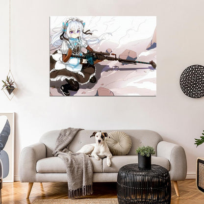 Chaika The Coffin Princess Hitsugi no Chaika Avenging Battle Rifle Anime Manga Art Wall Art Print Poster