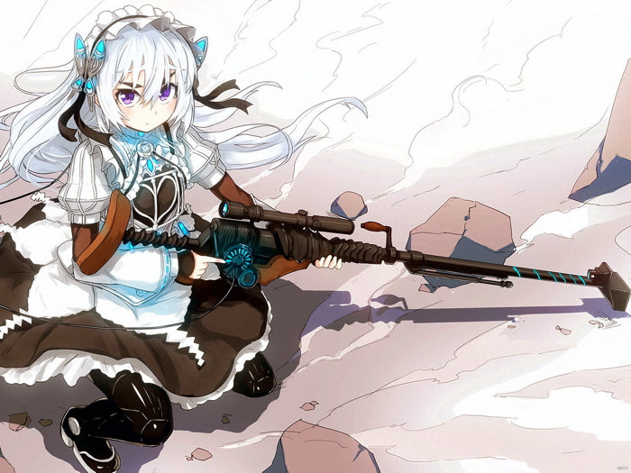 Chaika The Coffin Princess Hitsugi no Chaika Avenging Battle Rifle Anime Manga Art Wall Art Print Poster