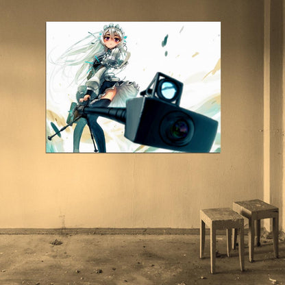 Chaika The Coffin Princess Hitsugi no Chaika Avenging Battle Rifle Anime Manga Art Wall Art Print Poster
