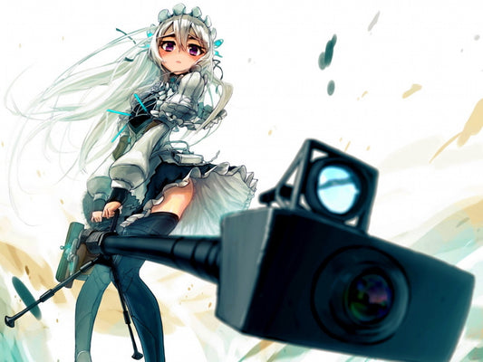 Chaika The Coffin Princess Hitsugi no Chaika Avenging Battle Rifle Anime Manga Art Wall Art Print Poster