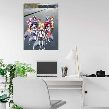 Cross Ange Characters Anime Manga Art Wall Art Print Poster
