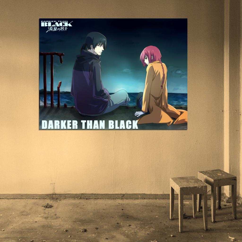 Darker than Black Beautiful Anime Manga Art Wall Art Print Poster