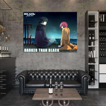Darker than Black Beautiful Anime Manga Art Wall Art Print Poster