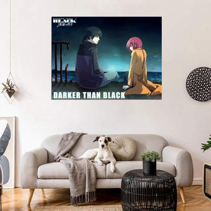 Darker than Black Beautiful Anime Manga Art Wall Art Print Poster