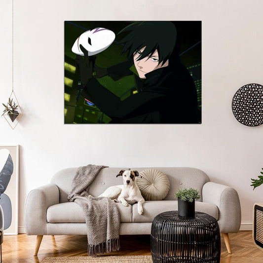 Darker than Black Mask Anime Manga Art Wall Art Print Poster