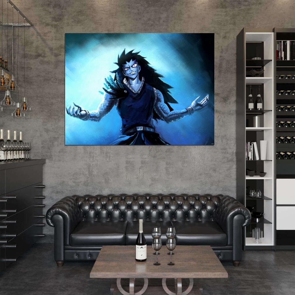 Gajeel Redfox Fairy Tail Awesome Beautiful Anime Manga Art Wall Art Print Poster
