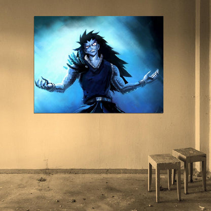 Gajeel Redfox Fairy Tail Awesome Beautiful Anime Manga Art Wall Art Print Poster
