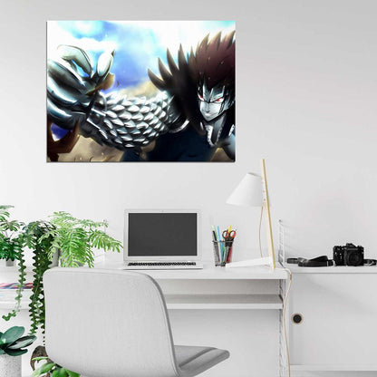 Gajeel Redfox Fairy Tail Amazing Beautiful Anime Manga Art Wall Art Print Poster