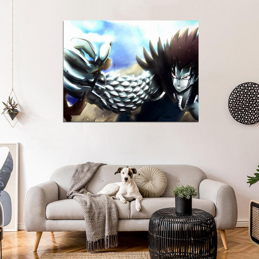 Gajeel Redfox Fairy Tail Amazing Beautiful Anime Manga Art Wall Art Print Poster