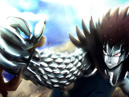 Gajeel Redfox Fairy Tail Amazing Beautiful Anime Manga Art Wall Art Print Poster