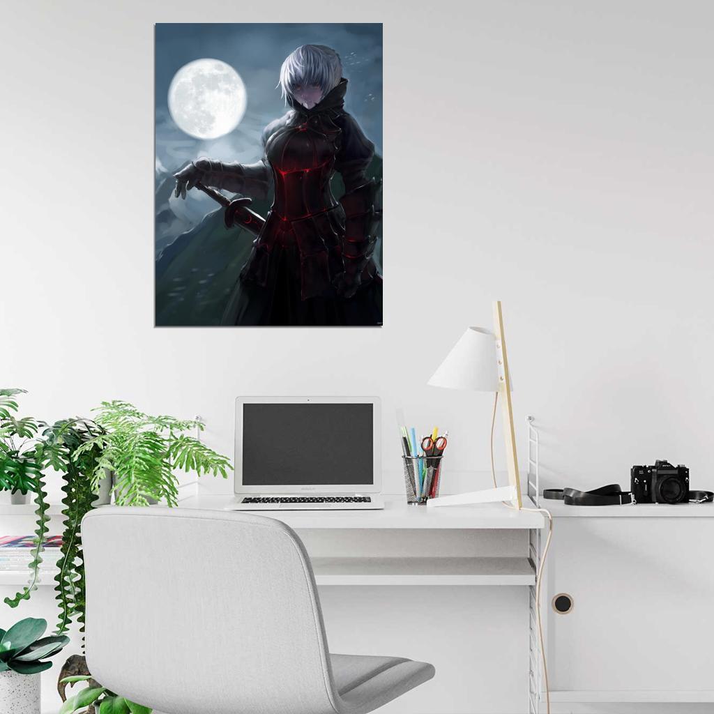 Fate Stay Night Amazing Beautiful Anime Manga Art Wall Art Print Poster