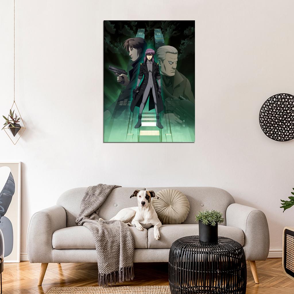 Ghost in the Shell Batou Motoko Kusanagi Togusa Anime Manga Art Wall Art Print Poster
