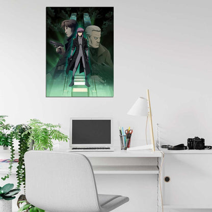 Ghost in the Shell Batou Motoko Kusanagi Togusa Anime Manga Art Wall Art Print Poster